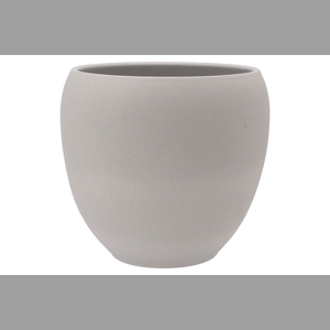 Vinci Matt Grey Flower Pot 31x28cm