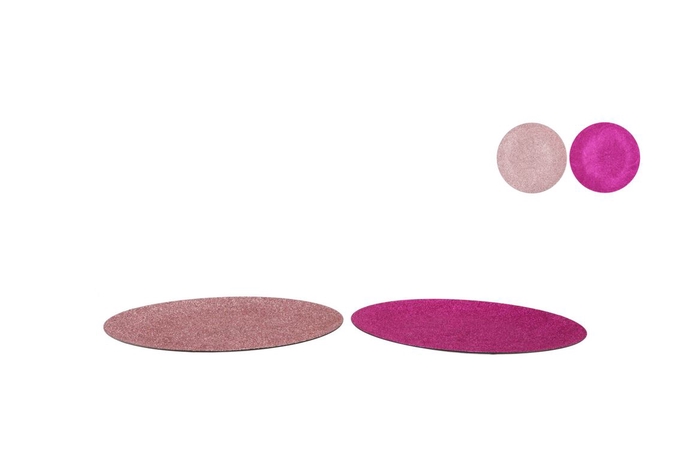 <h4>Melamine Shine Fuchsia/pink Plate Round Ass 28x28x2cm</h4>