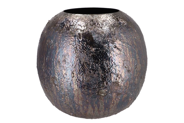<h4>Noah Wild Black Vase Ball Iron 36x36x35cm</h4>