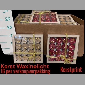 .DIV WAXINELICHT 3CM PER DOOS