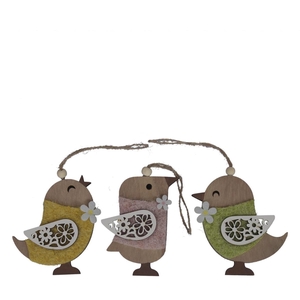 Voorjaar Hanger vogel hout 11cm