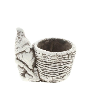 Kerst Keramiek Gnoom pot 12.5*8.5*11cm
