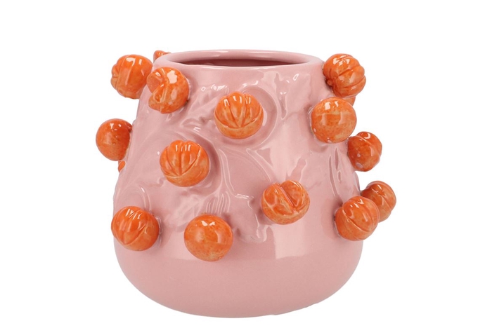 <h4>Fruit Mandarin Light Pink Pot 24x19cm Nm</h4>