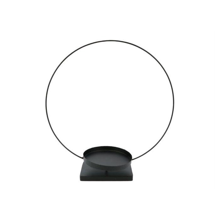 <h4>Candleholder Floral Ring H39D35</h4>