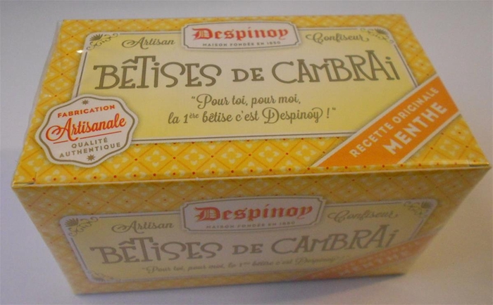 <h4>Bêtises de Cambrai coffret mini menthe (70g)</h4>