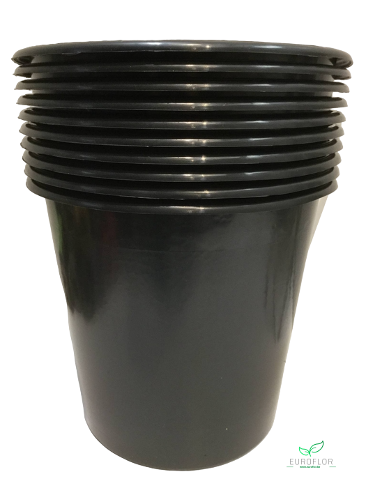 EMMER 5 LITER ZWART SMAL 10PCS