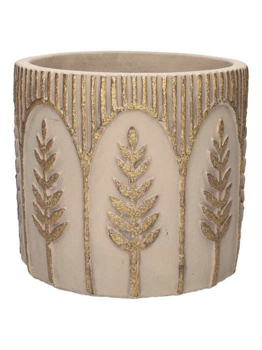 <h4>DF03-751500625 - Pot Spark d11xh10 grey/gold</h4>