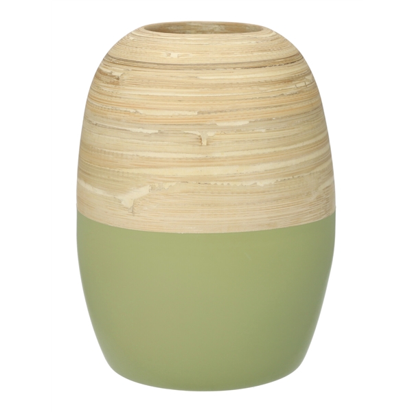 <h4>Vase Mambu d6.3\\13.5xh17.5 natural\\ olive</h4>