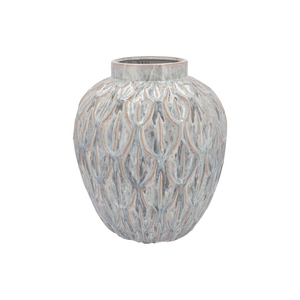 Inga Boa Grey Pot Active Glaze 31x31x35cm