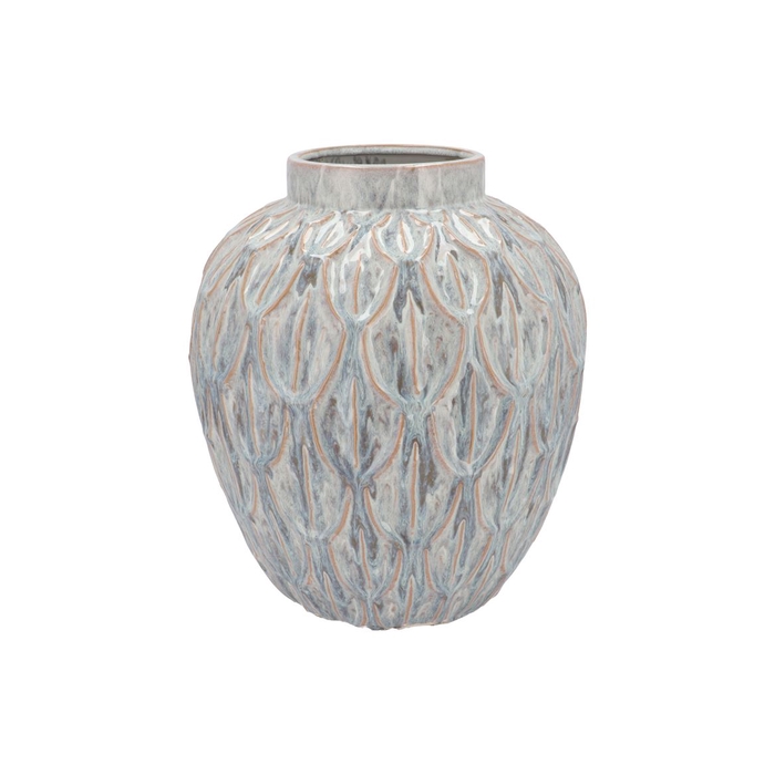 <h4>Inga Boa Grey Pot Active Glaze 31x31x35cm</h4>