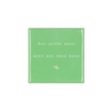 Tile Een Grote Wens Green 10x10x1cm Nm