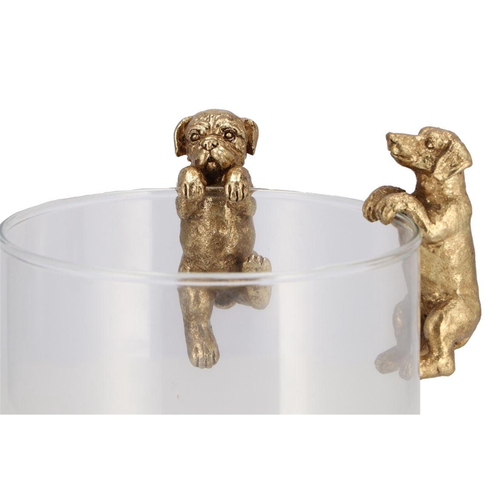 <h4>Deco Hanging Dogs Gold Ass 6x5x7cm</h4>