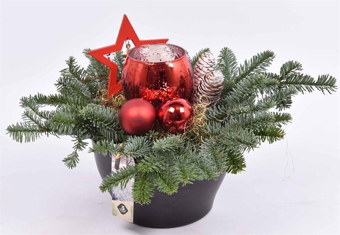 <h4>Ker. schaal mat zwart 15.5cm</h4>