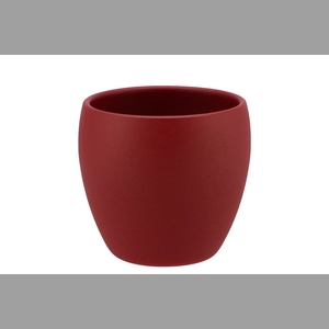 Vinci Red Velvet Flower Pot 14x13cm