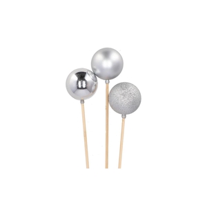 Pick Shine Ball Silver Glitter/shiny/matt 6x50cm P
