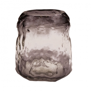 Glas Vaas Rocky d15*17cm