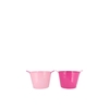 Zinc Basic Fuchsia/pink Ears Bucket 10x9cm