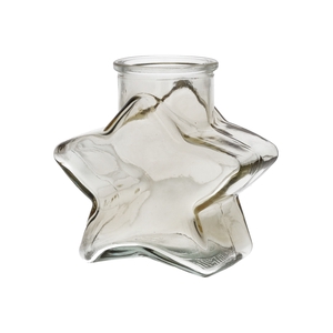 DF02-667173400 - Bottle Sterre 11x6.2x10.7 beige transparent
