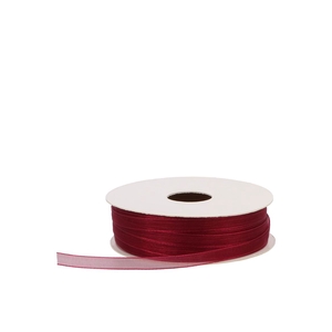 Ribbon Organza 25 Bordeaux 50mx25mm