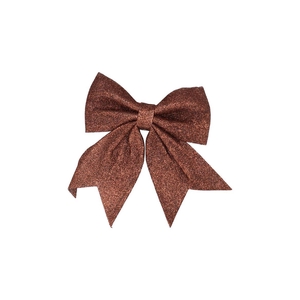 Deco Shine Bow Scottish Copper 19x24cm P/2