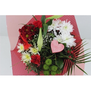 Boeket Bied Rood Valentijn