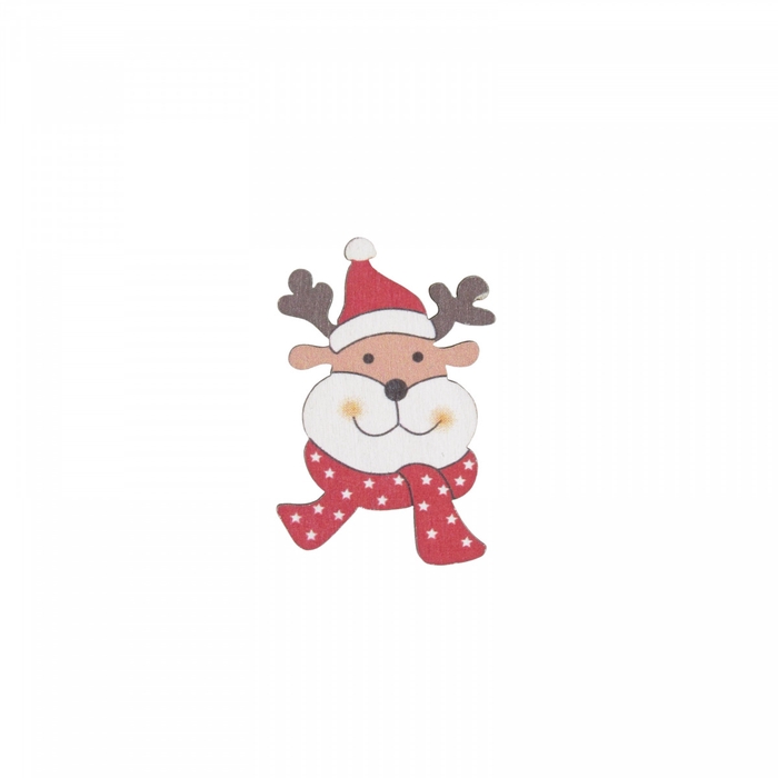 Kerst Deco knijper rendier 3.5cm x36