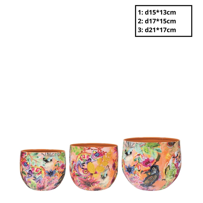 <h4>Promo Tropical pot S/3 d21*17cm</h4>