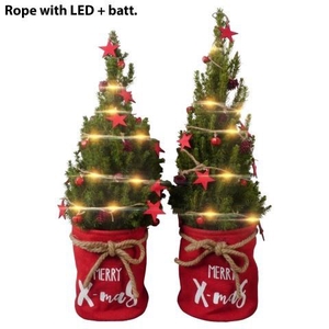 PTK25603 Conica Perfecta in jute met decoratie en