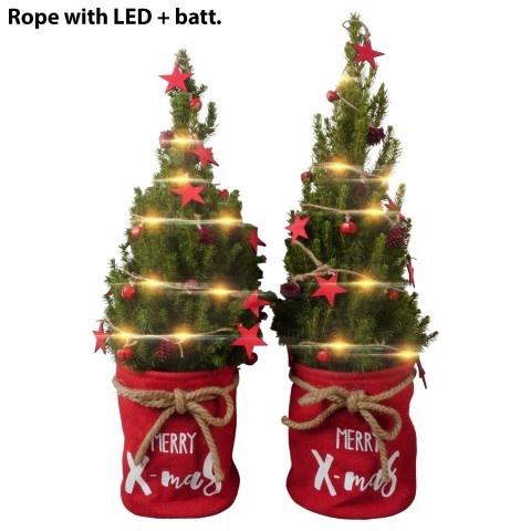 <h4>PTK25603 Conica Perfecta in jute met decoratie en</h4>