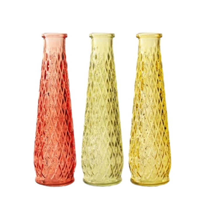 <h4>Glass Bottle Rachel d04/7.5*25cm</h4>