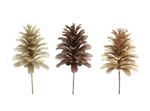 Pinecone Glitter L11W9H9