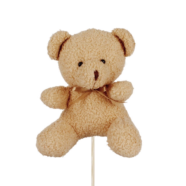 <h4>Bear Boris plush 18x14cm +12cm stick 12pc/bag</h4>