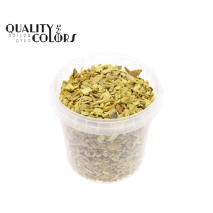 Wood chips 1 ltr bucket Yellow