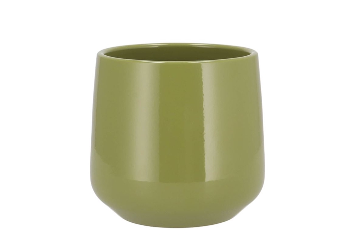 Ceramic Amazone Green Pot Orchid Berlin 14cm