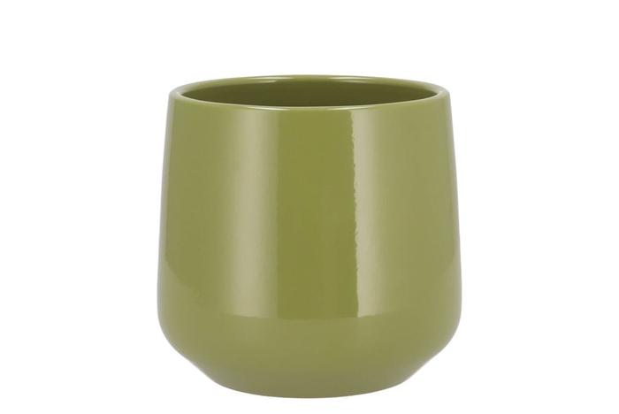 <h4>Ceramic Amazone Green Pot Orchid Berlin 14cm</h4>