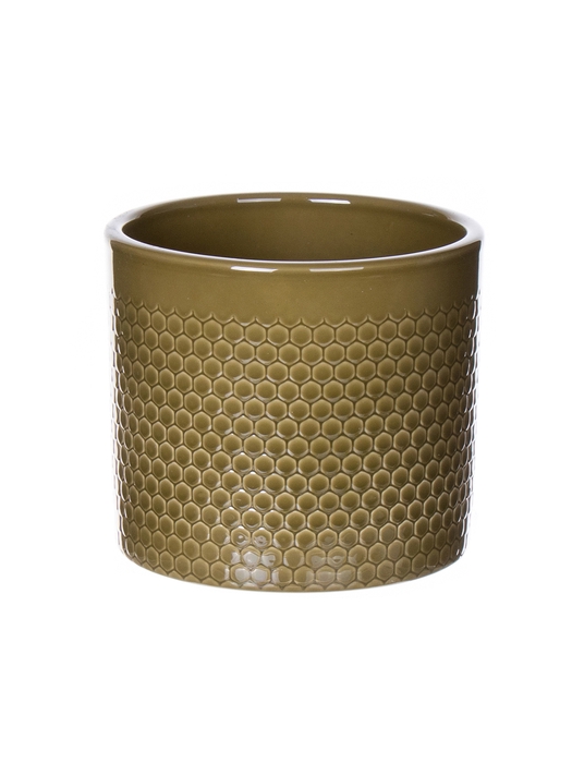 <h4>DF03-883855947 - Pot Capri d13.5xh12.3 pistache glazed</h4>