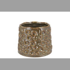 Alora Majestic Green Pot 13x13x11cm