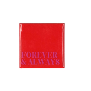 Tile Forever & Always Red 10x10x1cm Nm