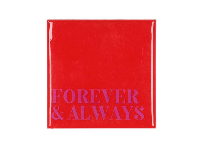 <h4>Tile Forever & Always Red 10x10x1cm Nm</h4>