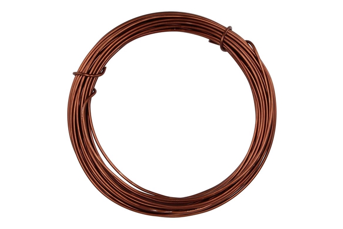 Wire Aluminum 100gr 12mx2mm Brown Nm