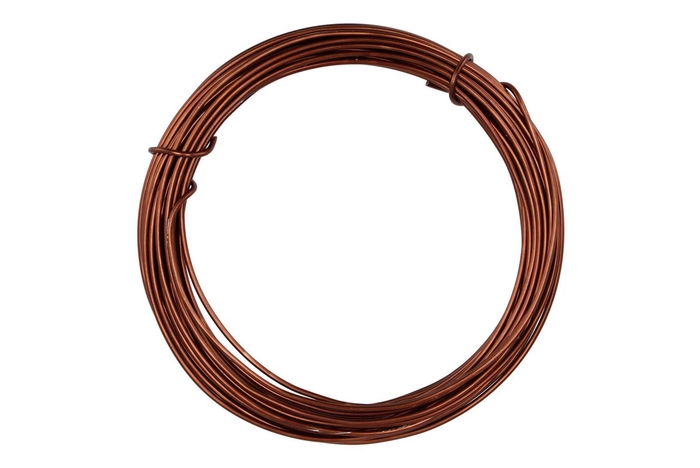 <h4>Wire Aluminum 100gr 12mx2mm Brown</h4>
