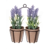 DF09-530021100 - Metal Frame + duopot Lavender