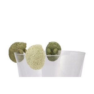 Hedgehog Green Mix Hanging Polystone Ass 6x5x7cm N