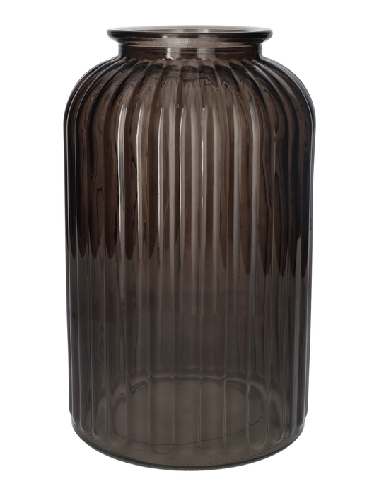 <h4>DF02-666051200 - Vase Caroline d11.7/18xh29.5 dark grey</h4>