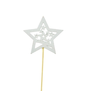 Christmas sticks 20cm Star 7cm