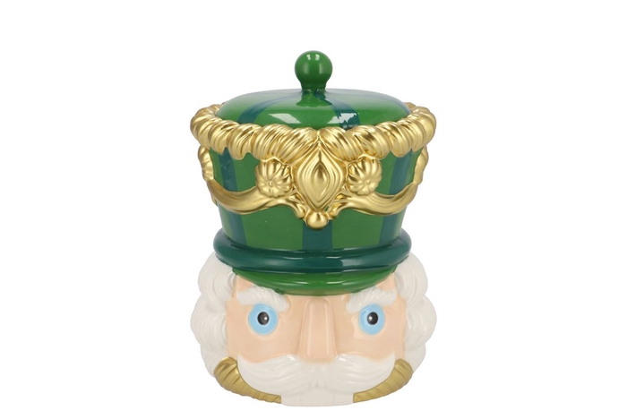 <h4>Candy Nutcracker Green Jar 14x14x20cm</h4>