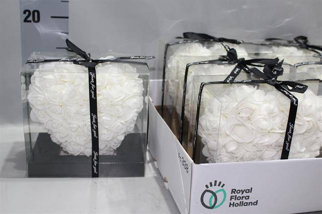 <h4>ROSE FOAM Heart WIT</h4>
