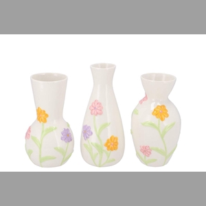 Bibi Pastel Vase Ass 11x11x18cm