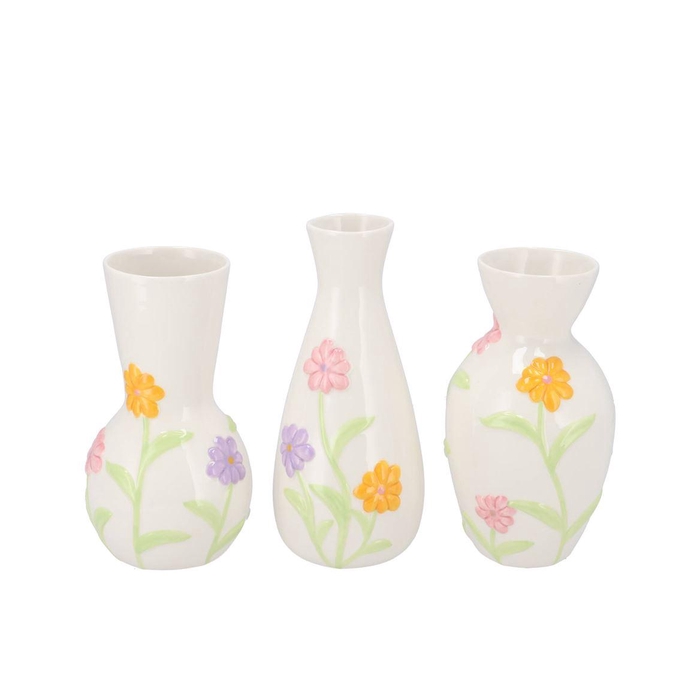 <h4>Bibi Pastel Vase Ass 11x11x18cm</h4>