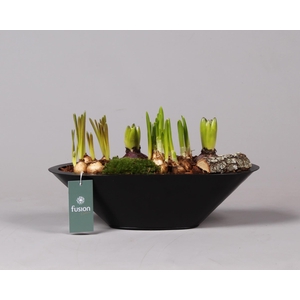 Metalen bootvorm pot met